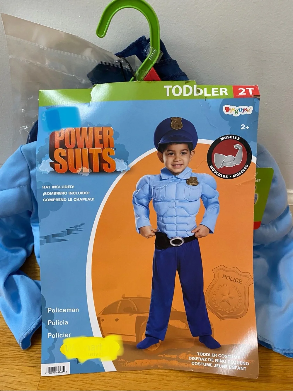 Toddler Policeman Halloween Costume size 2T, Brand NEW!